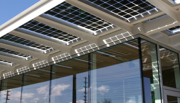 הוספת פאנל סולארי בדירת גג 7 Solar pergola 750 2