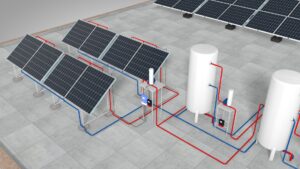 מערכת סולאר היברידית - חשמל + מים חמים