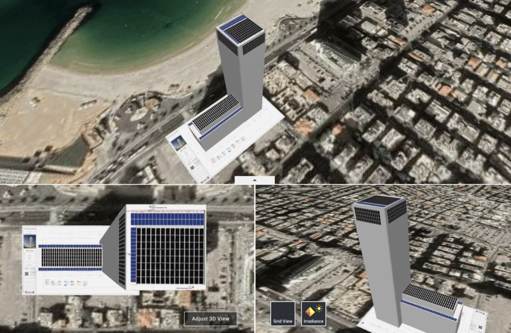 איך להפוך את דרישות הרשויות לשילוב סולארי פוטו וולטאי במבנים חדשים למנוע צמיחה עסקית - המדריך המלא ליזמים וקבלנים 4 תכנון סולארי מגדל דניאל תל אביב